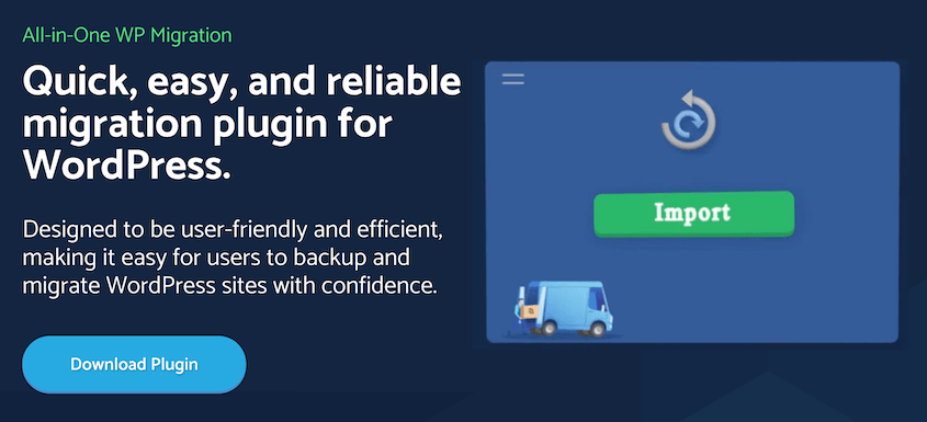 All in one Wp Migration