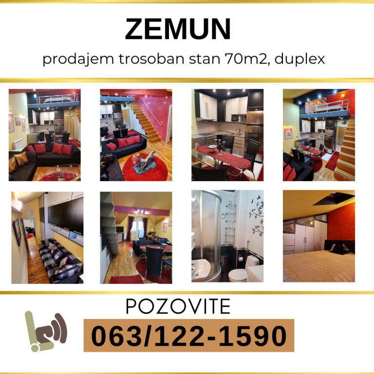 ZEMUN – HITNA PRODAJA STANA