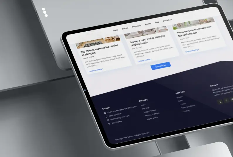 Wordpress theme for real estate